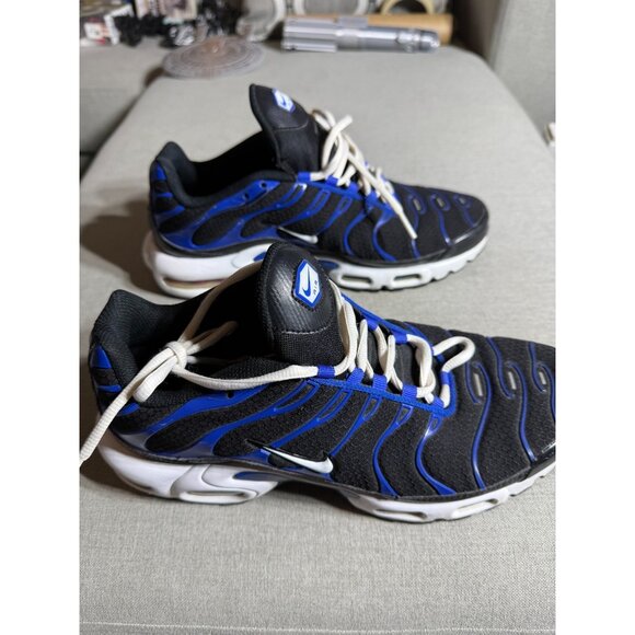 Nike Air Max Plus TN Black Blue Men's Size 8.5 DM8331-001 Running Shoes Sneakers - Picture 3 of 14